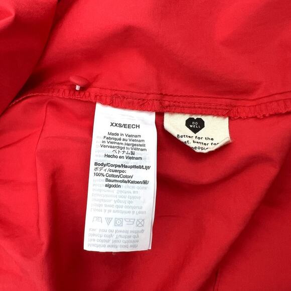 Madewell Women's Red Cattail Tiered Maxi Dress Extra Extra Small XXS - Picture 8 of 8